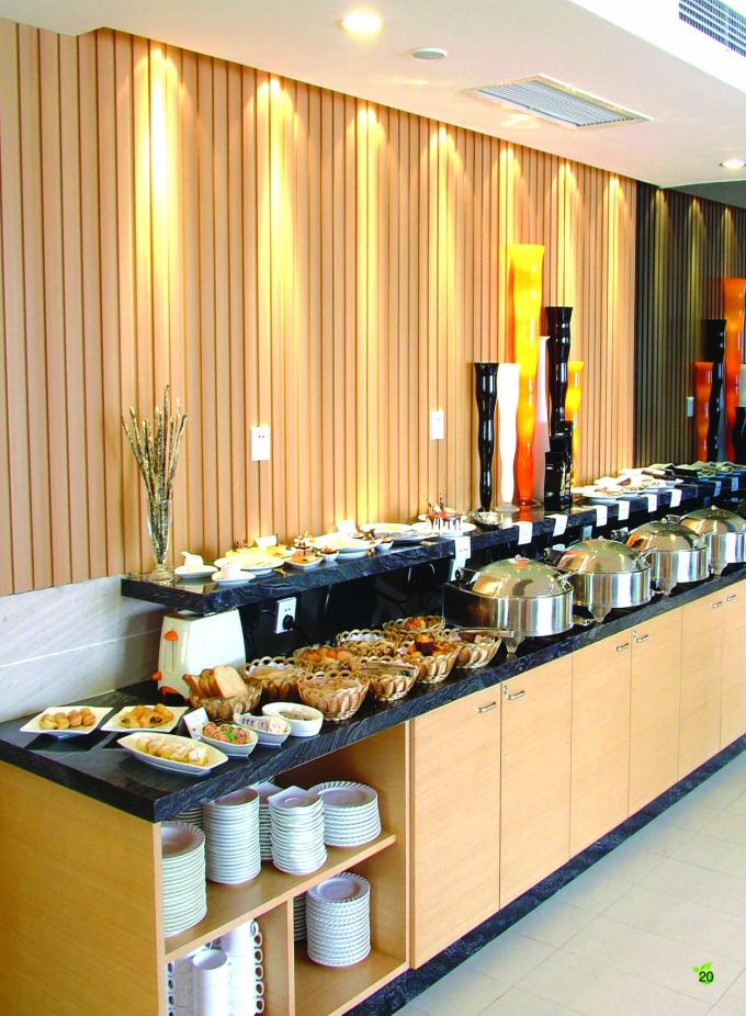 Painel de parede integrado de PVC Parede de fundo interior ecol&oacute;gica 2