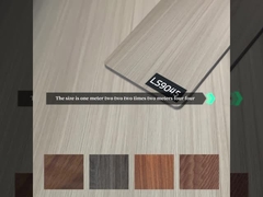 Painel de revestimento de madeira de fibra de carvão de bambu Painéis de parede de PVC de mármore Isolamento térmico antiestático