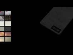 Profissional personalizado entrega rápida luz estilo luxo mármore bambu carvão fibra folheado de madeira