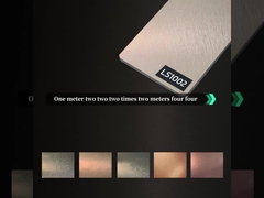 Decoração de interiores Novo material bambu carvão de madeira chapa de vidro de carbono