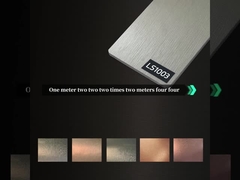 Vendas directas de fábrica de materiais decorativos de metal sem tinta de bambu carvão de madeira painéis de chapa