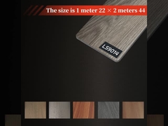 Fabrica personalizada impermeável e resistente ao fogo novo material de decoração madeira grão de bambu carvão de madeira painel