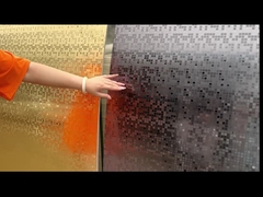 Interiores impermeáveis Decorativos Mosaico Bambú Carvão de madeira Painéis de Veneer