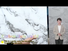 Fácil Instalação Panéis de parede decorativos de carvão de bambu chapa de mármore de alta qualidade