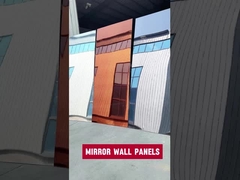 Painéis de parede de espelhos