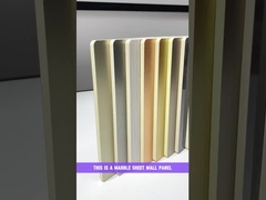 Painéis de parede de chapas de mármore