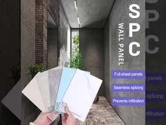 Painel de parede SPC Folha de mármore Pedra Placa de plástico Prensado Placa de rocha Banheiro Chuveiro Placa à prova d'água