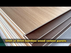 Fabricação de revestimento de madeira de carvão de bambu 5 mm/8 mm