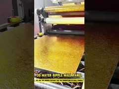 Painel de parede de ondulação de água 3D