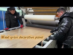 Painel de parede de grãos de madeira de PVC