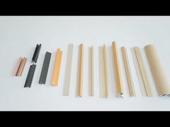 Instalação de painel de parede decorativo de carvão de bambu