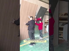 5 mm 8 mm Painel de parede de madeira Grão de madeira Veneer de bambu Carvão de PVC