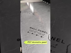 Painel de Parede de PVC Leve com Efeito Mármore para Fácil Instalação e Projetos DIY em Casa