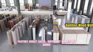 Painel de parede de mármore de madeira de bambu