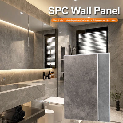 Painel de parede SPC Hotel Banheiro Folha de mármore sem costura Painel de parede integrado para decoração interior