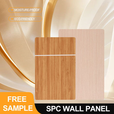 Painel de parede SPC 600*2440*4mm Impermeável e Retardante de Chama Madeira-Plástico Composto Eco-Friendly Splicing Seamless Interior Wall Board para casa de banho