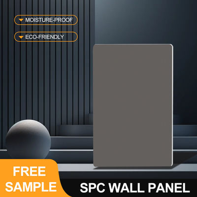 Painel de parede SPC 600*2440*4mm Composto de madeira-plástico à prova d'água Eco-friendly Matte Marble Veneer Elegante e de alta qualidade Painéis de parede decorativos interiores para banheiro de hotel