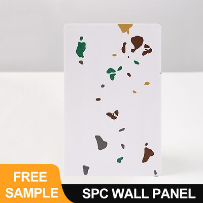 Painel de parede SPC 600*2440*4mm Pedra impermeável Plástico de madeira Eco-friendly Grain Seamless Locking Interior Decoration Board
