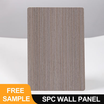 Painel de parede SPC 600*2440*4mm Pedra impermeável Plástico de madeira Eco-friendly Grain Seamless Locking Interior Decoration Board