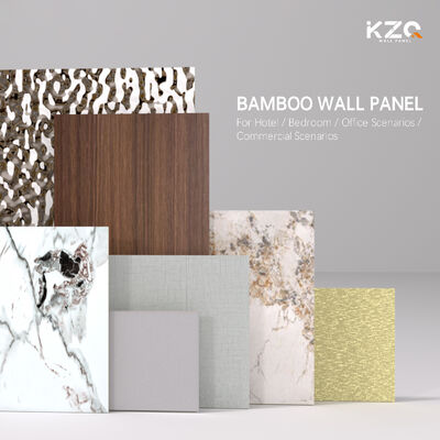 Novo painel de parede de carvão de bambu à prova de água e umidade para decoração de interiores