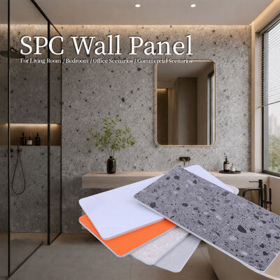 Painel de parede SPC Painel de banheiro Painel de cristal de mármore Toilet Painel de parede à prova d'água