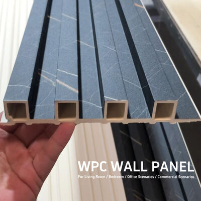 B Painéis de parede laminados à prova de fogo à prova de água wpc para TV Painel de parede de fundo