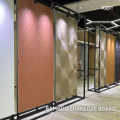 Fabricação personalizada OEM ODM Bamboo Carvão de madeira Veneer para uso de projetos de engenharia comercial