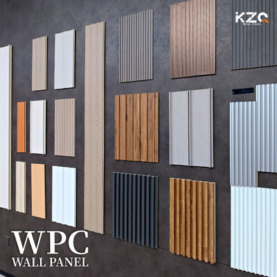 Painel de Parede WPC de Cor Sólida Suportado por OEM para Decoração de Quarto de Apartamento